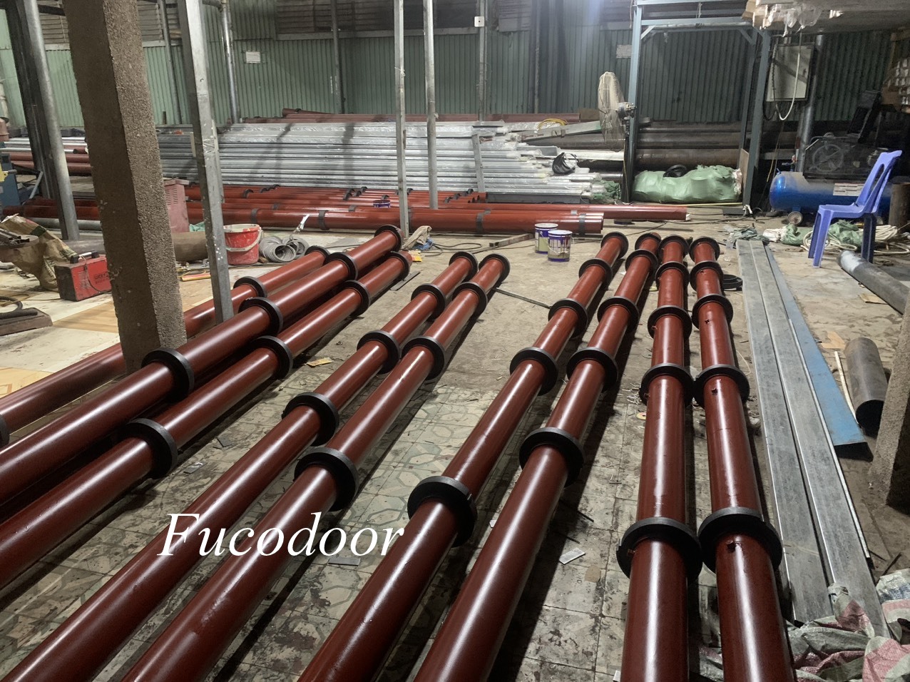 Cửa cuốn siêu trường sơn tĩnh điện dầy 1.3ly