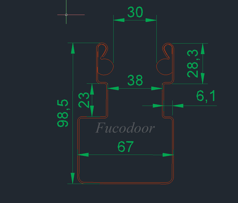 Cửa cuốn siêu trường dầy 1.8mm, 2mm