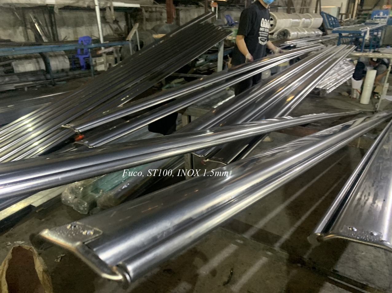 Cửa cuốn siêu trường INOX độ dầy 1.6ly