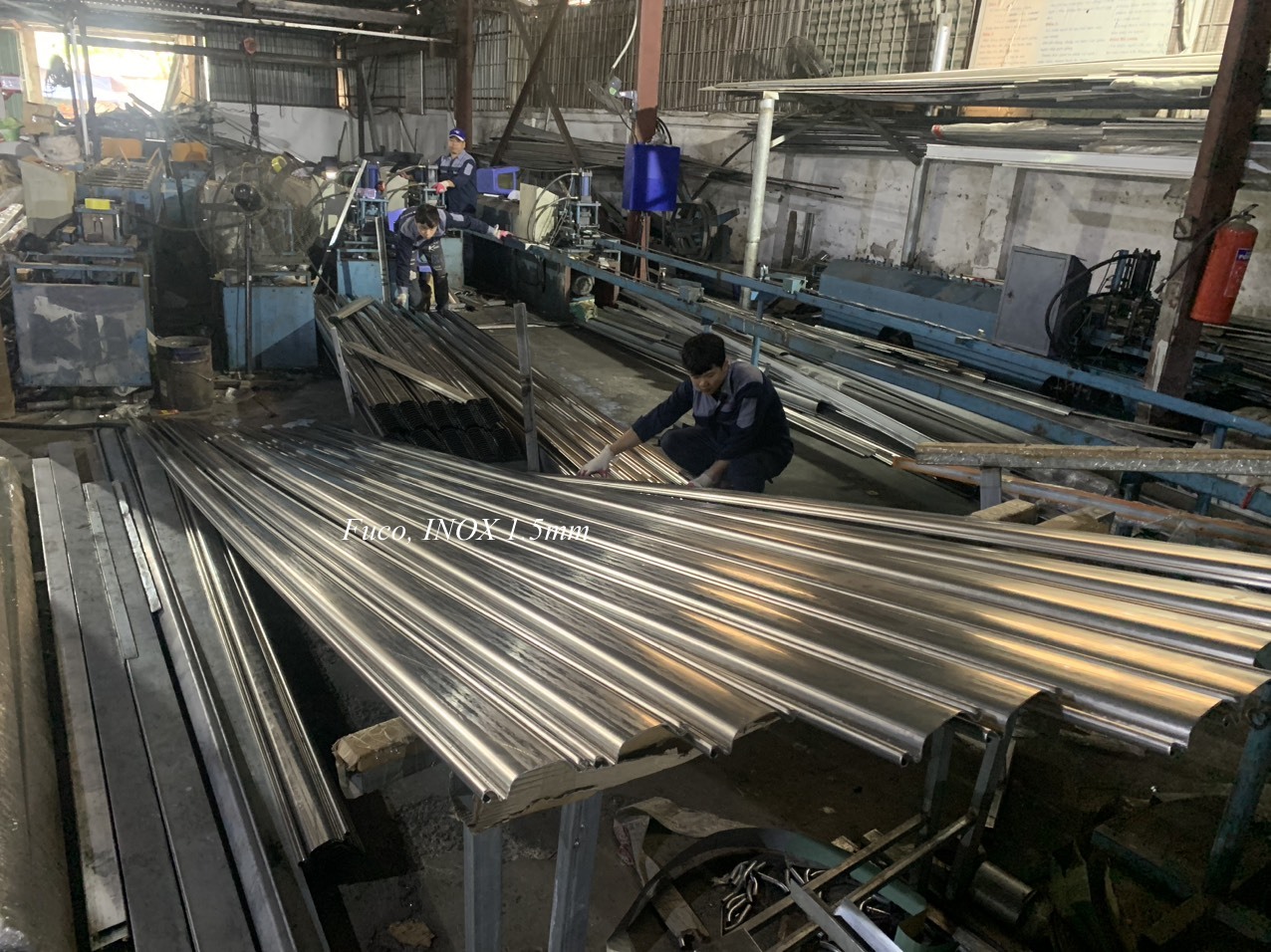 Cửa cuốn siêu trường INOX độ dầy 1.6ly