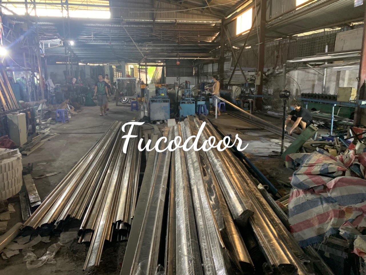 Cửa cuốn siêu trường INOX độ dầy 1.6ly