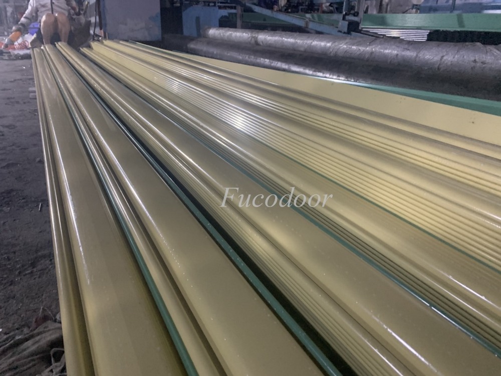 Cửa cuốn siêu trường thép mạ màu dầy 0.9ly