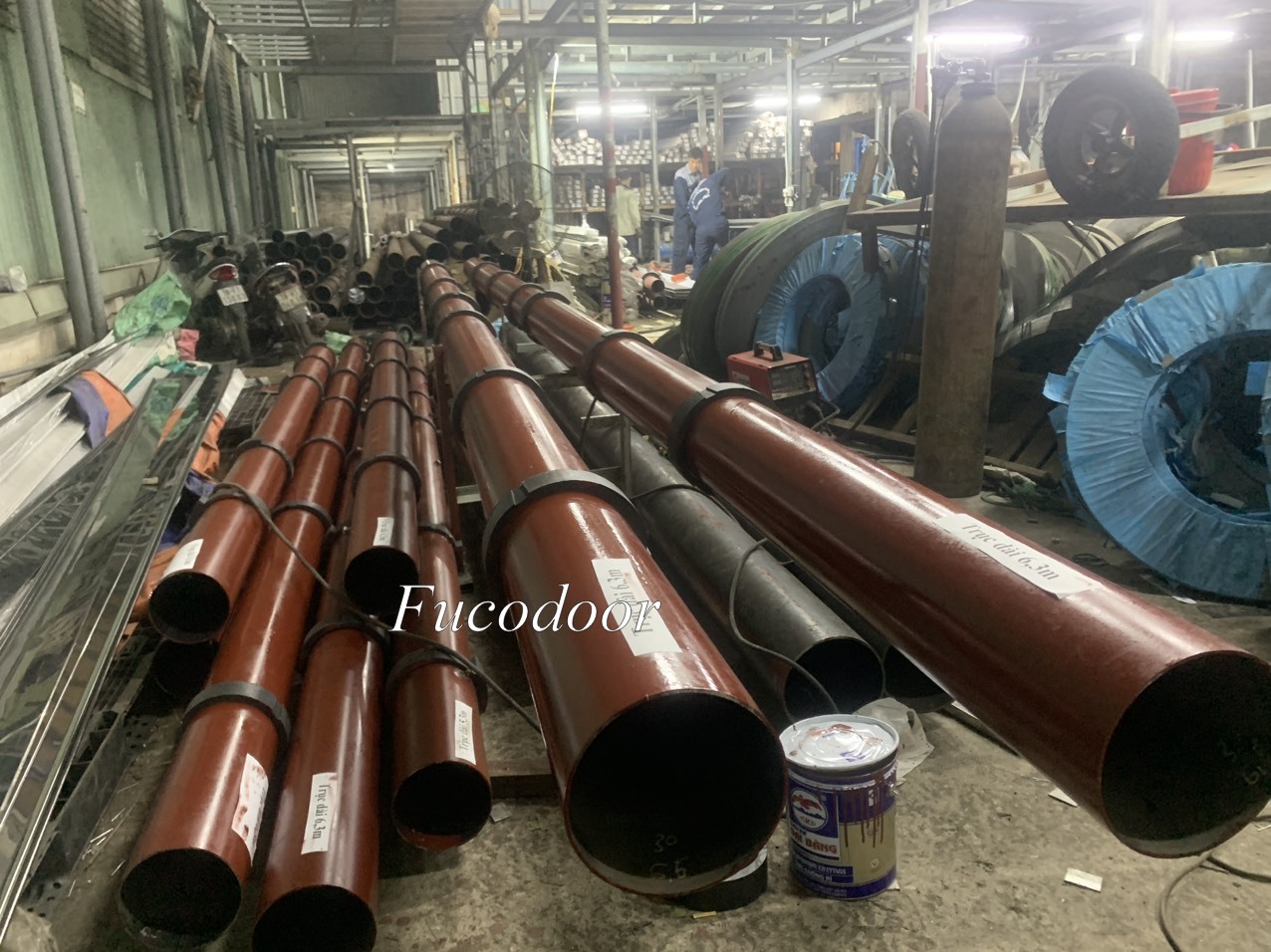 Cửa cuốn siêu trường sơn tĩnh điện dầy 1.4ly