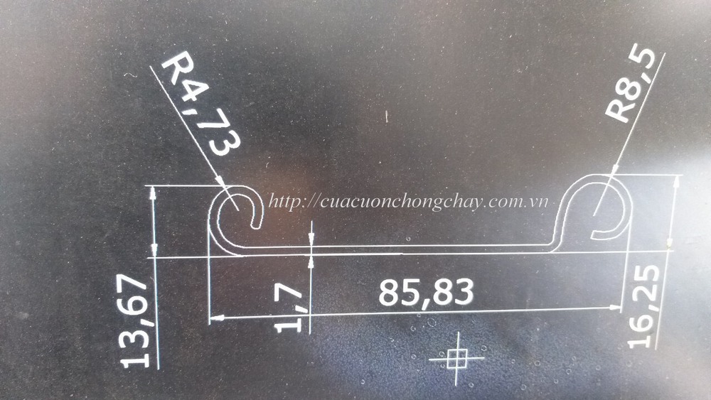 Fire shutter door korea, cửa cuốn ngắn cháy khẩn cấp