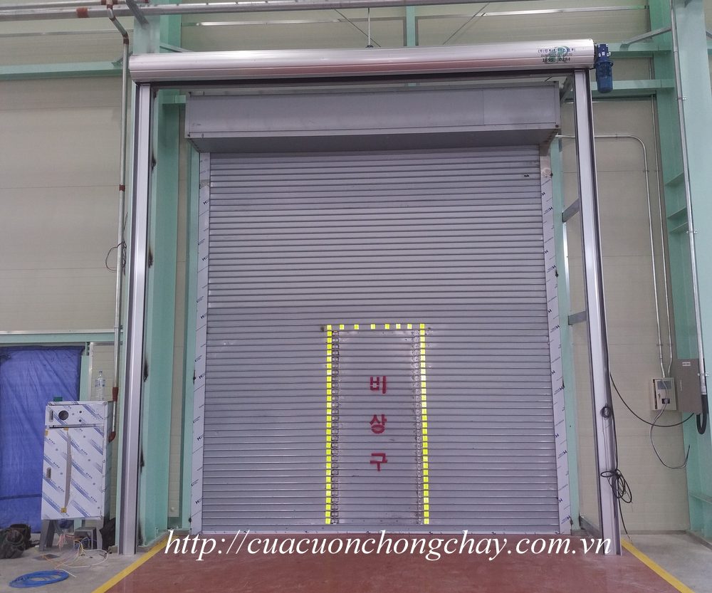 cửa cuốn chống cháy nhà xưởng