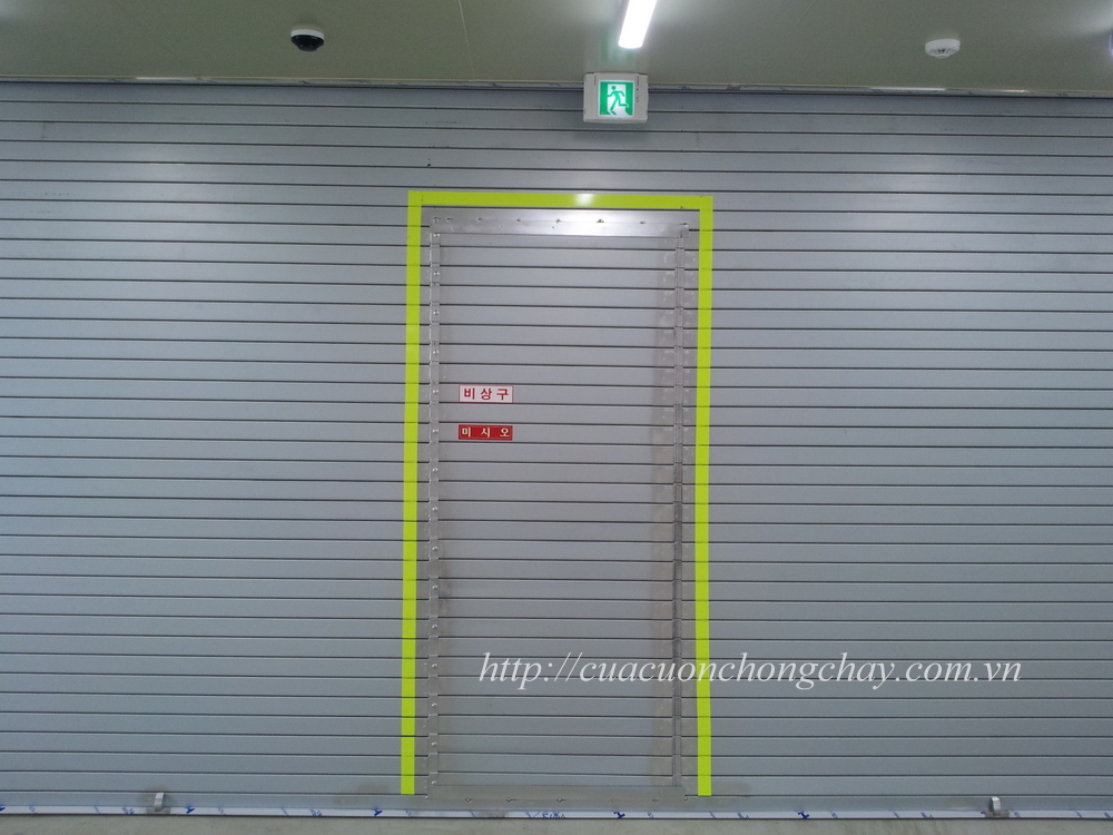 Cửa cuốn chống cháy thép