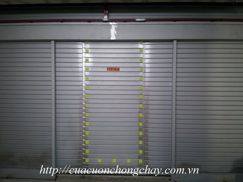 Cửa cuốn chống cháy thép