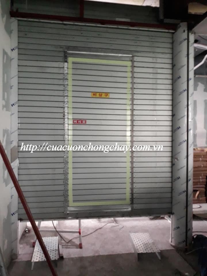 Cửa cuốn chống cháy ( Fire shutter door korea )