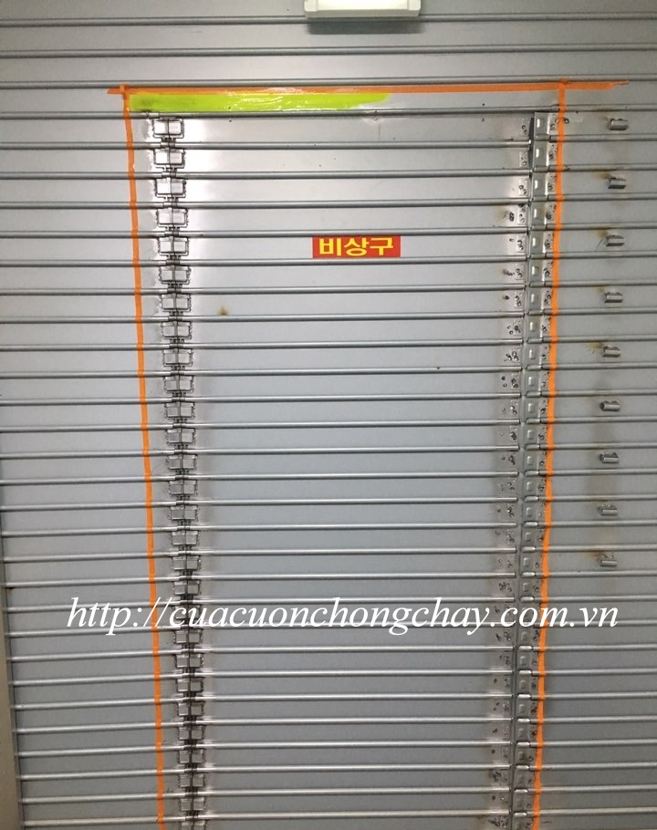 Cửa cuốn chống cháy ( Fire shutter door korea )