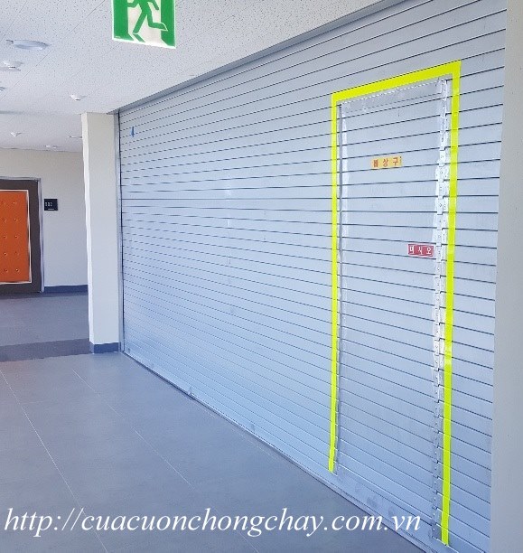 Cửa cuốn ngăn cháy, chống cháy trung tâm thương mại