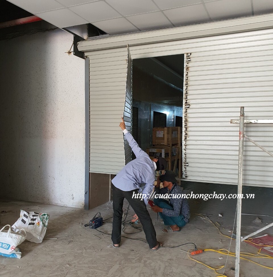  Giá cửa cuốn chống cháy, báo giá cửa cuốn