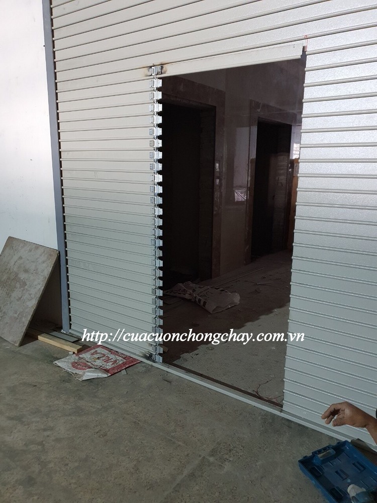 báo giá cửa cuốn chống cháy exit