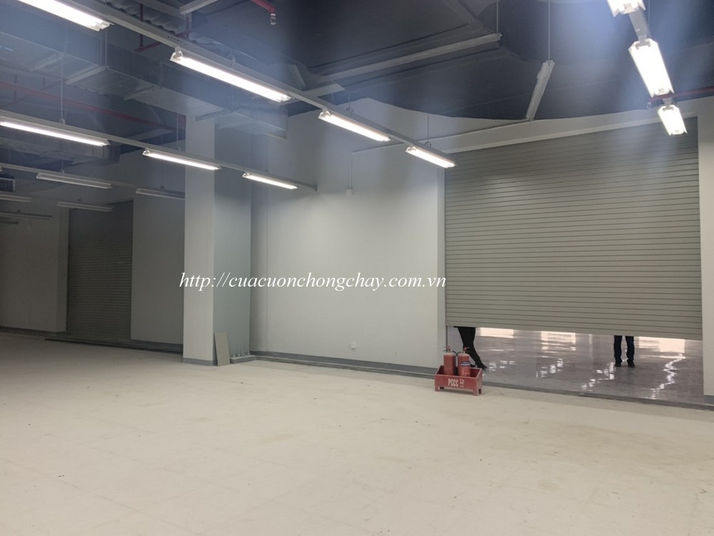 Cửa cuốn chống cháy khu công nghiệp, cửa cuốn chống cháy nhà xưởng, cửa cuốn chống cháy chuyên dụng cho nhà xưởng cao cấp hàng đầu hiện nay