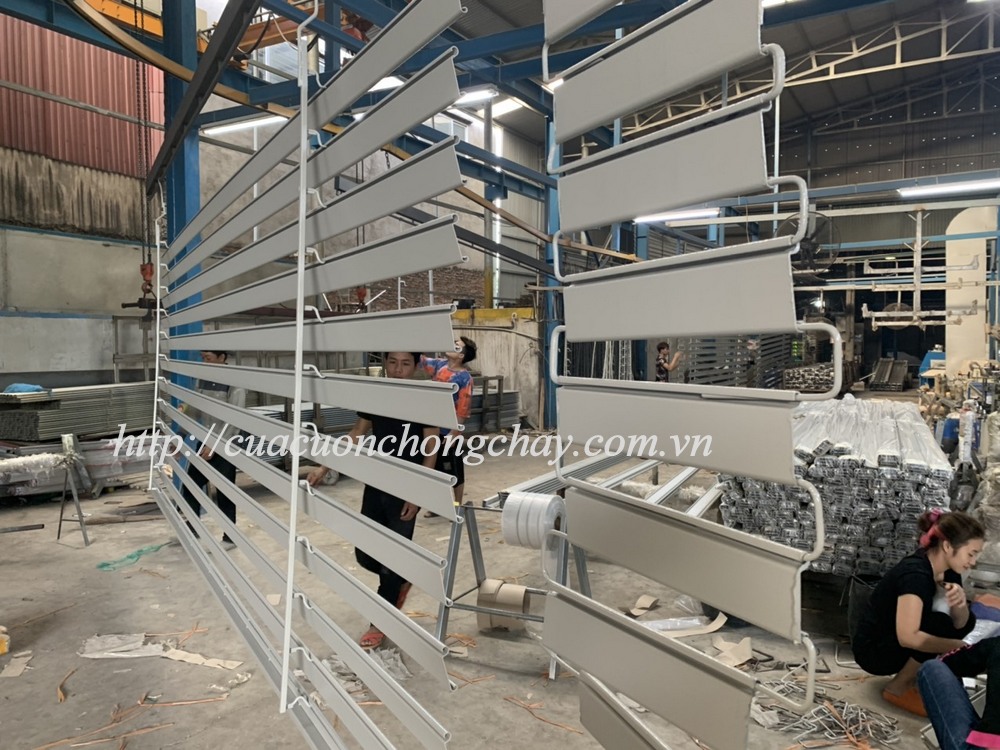 Fire shutter door korea , cửa cuốn ngắn cháy khẩn cấp