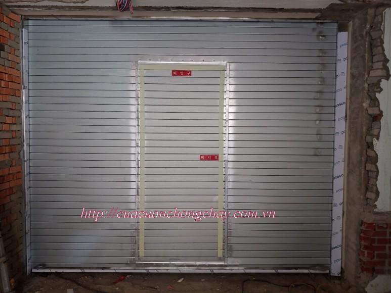 Cửa sập ngăn cháy, chống cháy ( Fire shutter door korea )