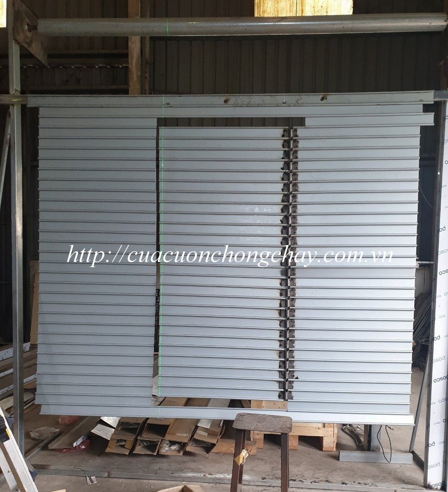 Fire shutter door korea , cửa cuốn ngắn cháy khẩn cấp