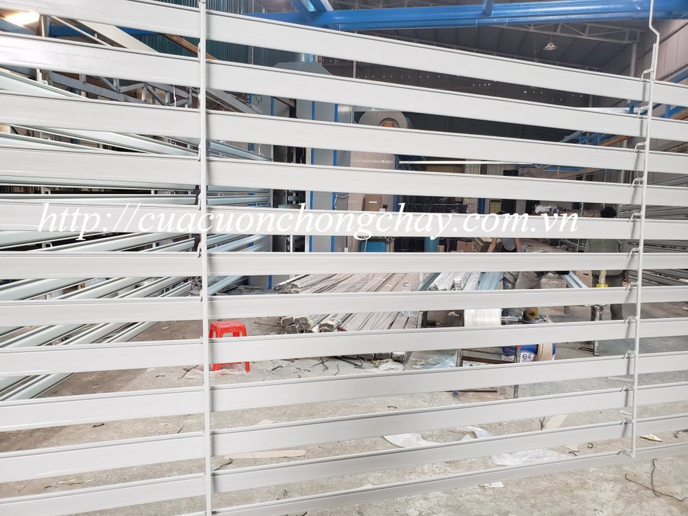 cửa cuốn chống cháy 2 lớp