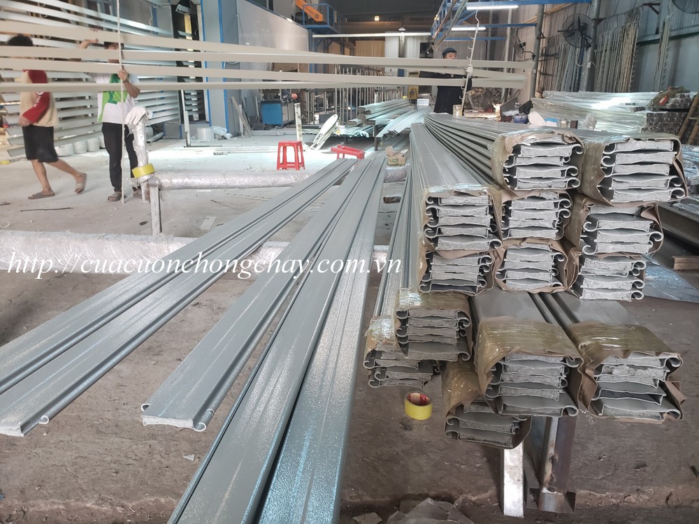 Cửa cuốn chống cháy 2 lớp