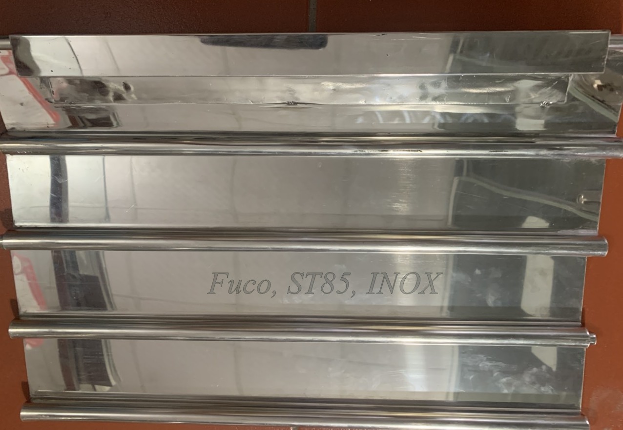 Cửa cuốn chống cháy 1 lớp INOX korea