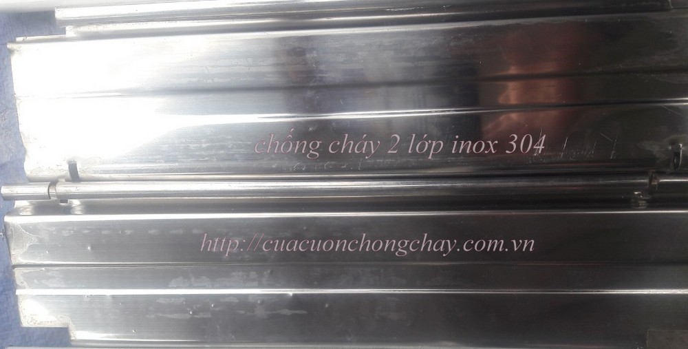 cửa cuốn chống cháy 2 lớp