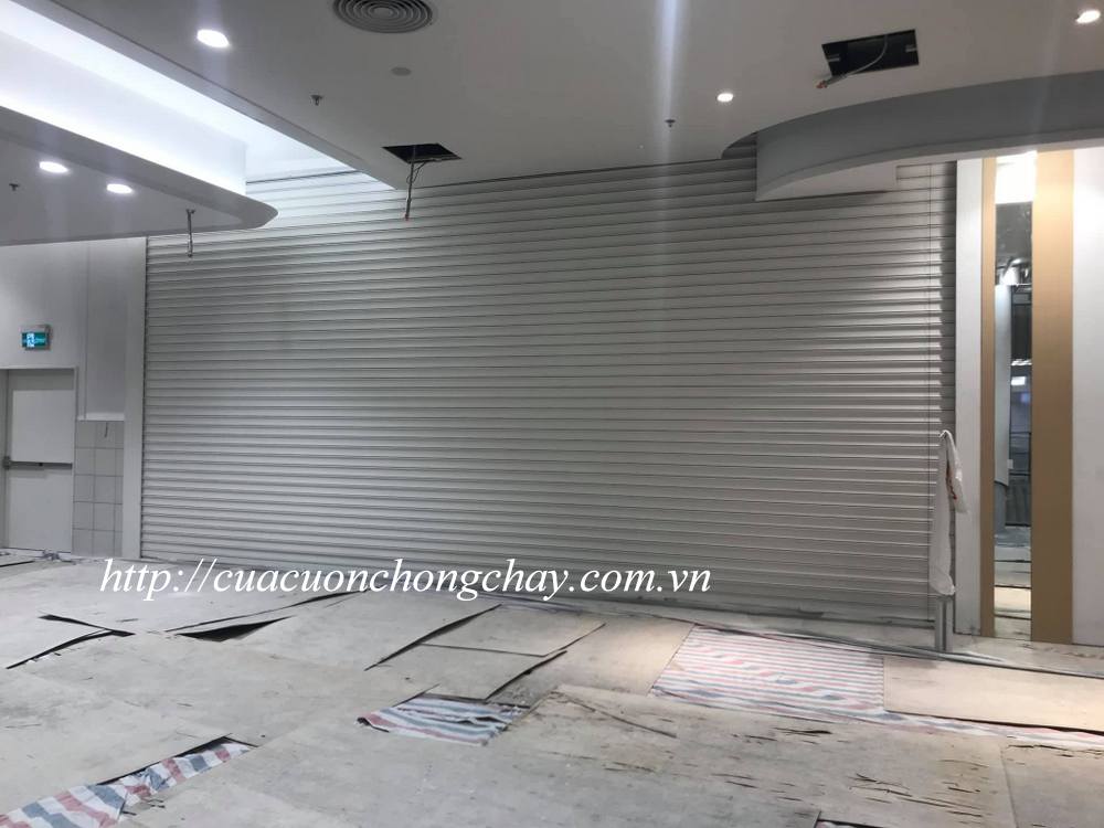 Cửa cuốn chống cháy cao cấp hàng chính hãng được thiết kế để tự động 