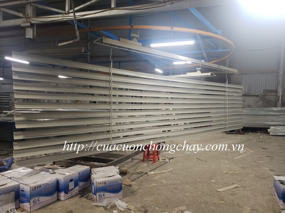 Phòng chống hỏa hoạn bằng cửa cuốn chống cháy 