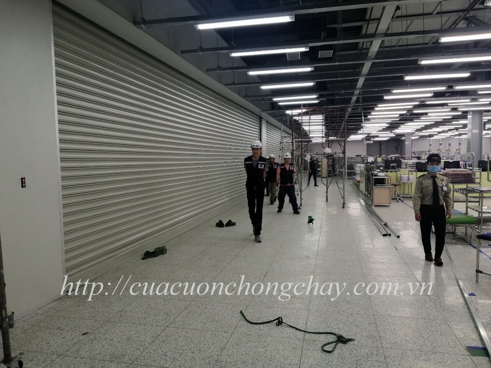 Cửa cuốn chống cháy tại Thái Nguyên