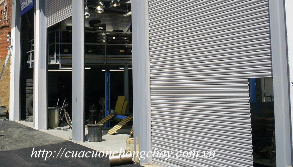 Tìm hiểu nguyên lý chống cháy của cửa cuốn