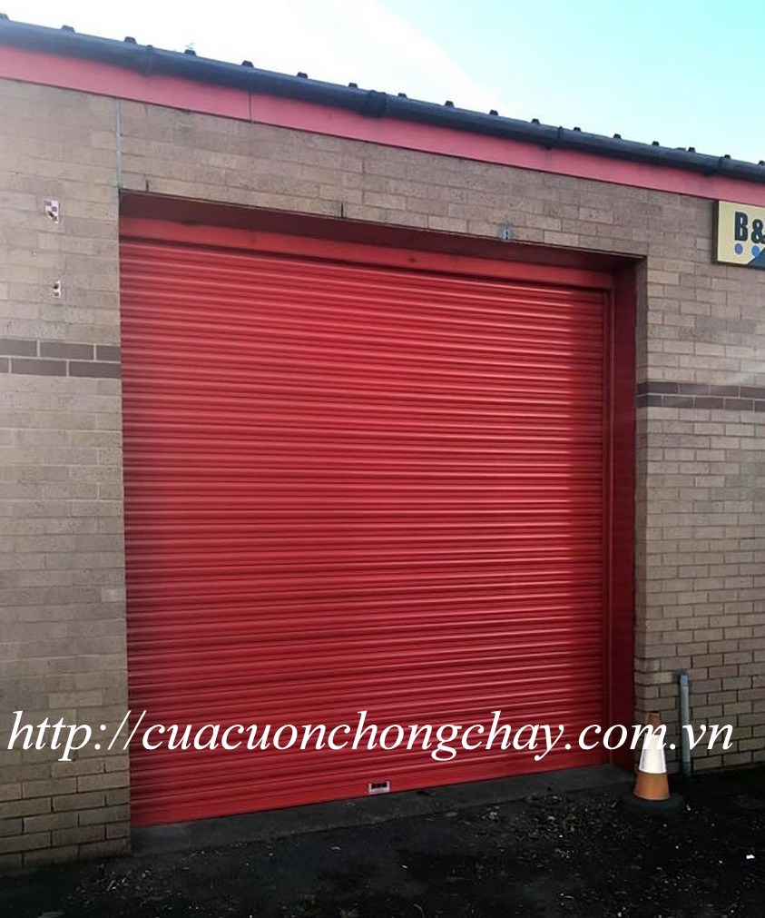 Cấu tạo cửa cuốn chống cháy và những điều bạn nên biết