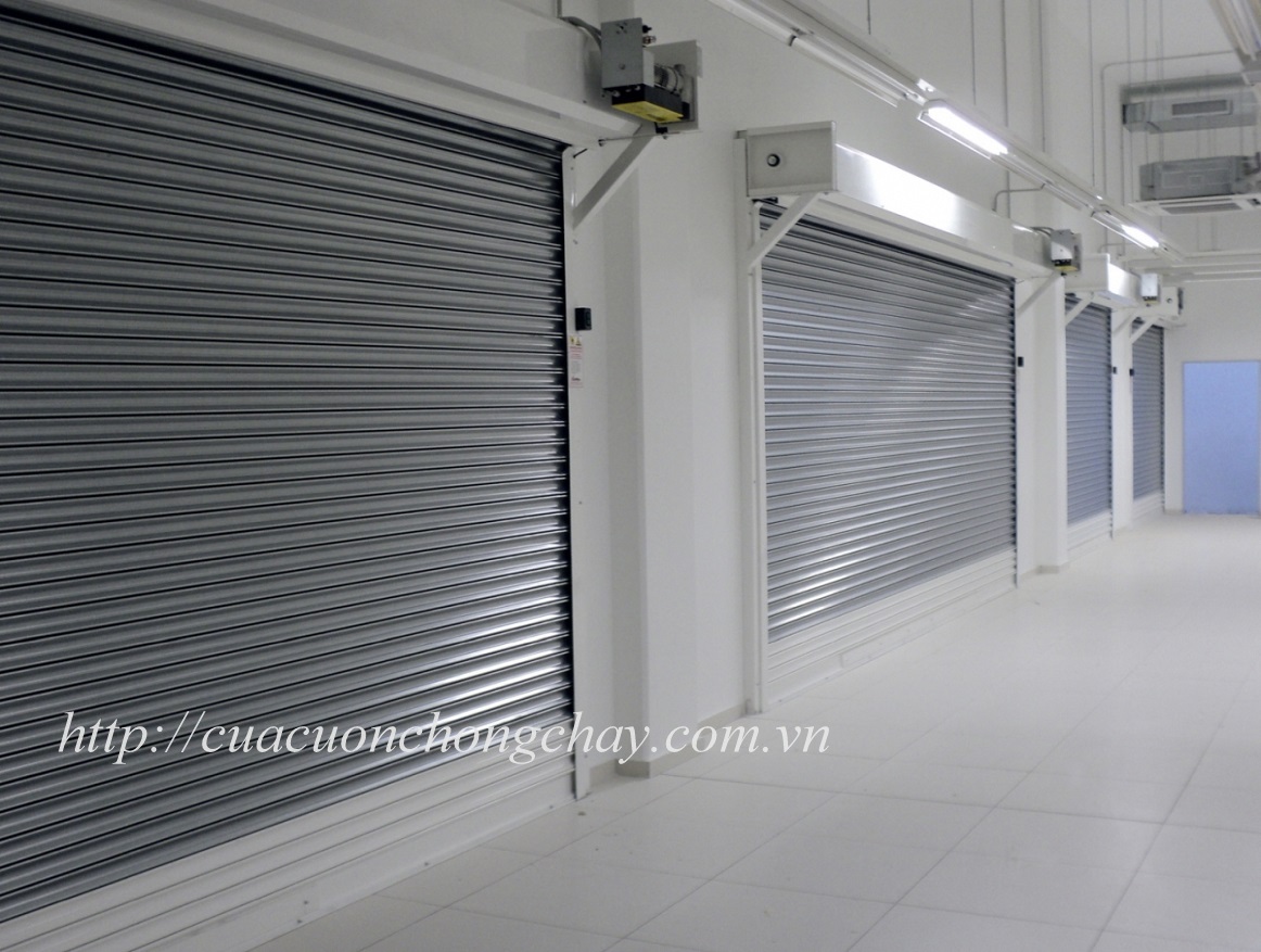 Cửa cuốn chống cháy 2 lớp, Cửa chống cháy, cua chong chay, cua ngan lua, cửa ngăn lửa,