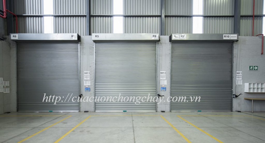 Khi xảy ra hỏa hoạn cửa cuốn chống cháy 