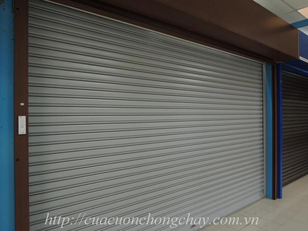 Cửa cuốn chống cháy thép FC100 dùng cho tòa nhà