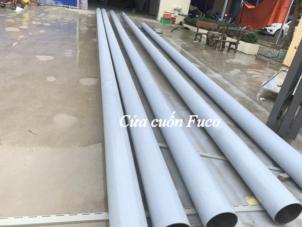 trục cửa cuốn chống cháy rộng 12m