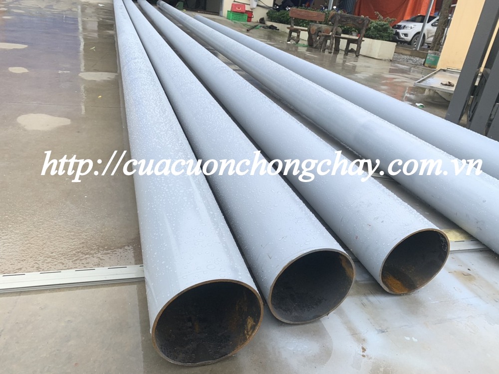 trục cửa cuốn chống cháy rộng 12m