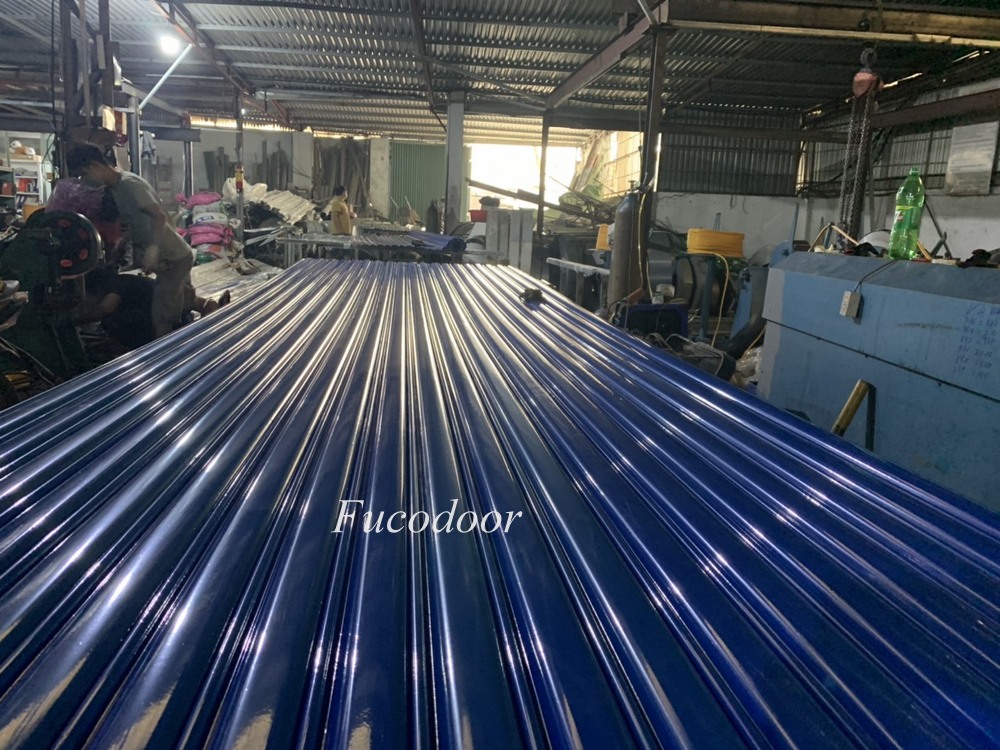 Cửa cuốn đài loan, cửa cuốn nhà xưởng, cửa cuốn thép mạ màu 