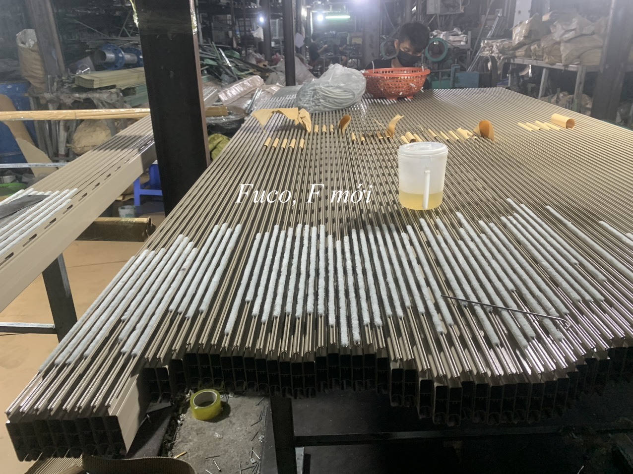 Cửa cuốn khe thoáng Fucodoor, mẫu mới 2023, mẫu dự án