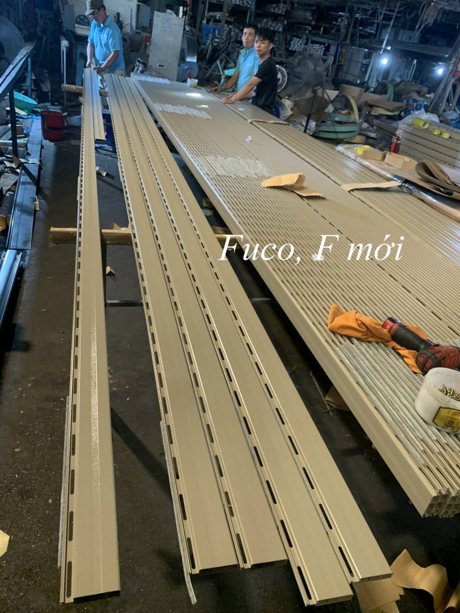Cửa cuốn khe thoáng Fucodoor, mẫu mới 2023, mẫu dự án