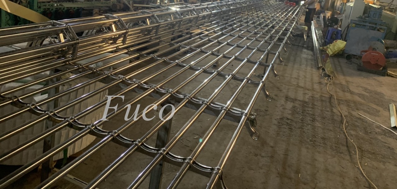 cửa cuốn song ngang  inox 304