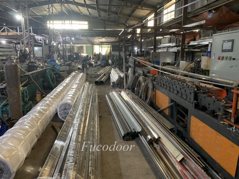 cửa cuốn song ngang  inox 304