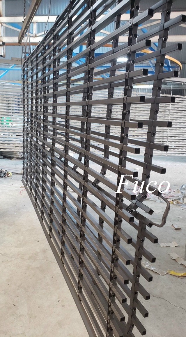 Cửa cuốn song sắt, báo giá cửa cuốn song ngang