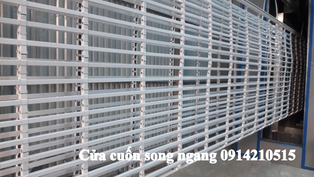 Cửa cuốn song sắt, báo giá cửa cuốn song ngang