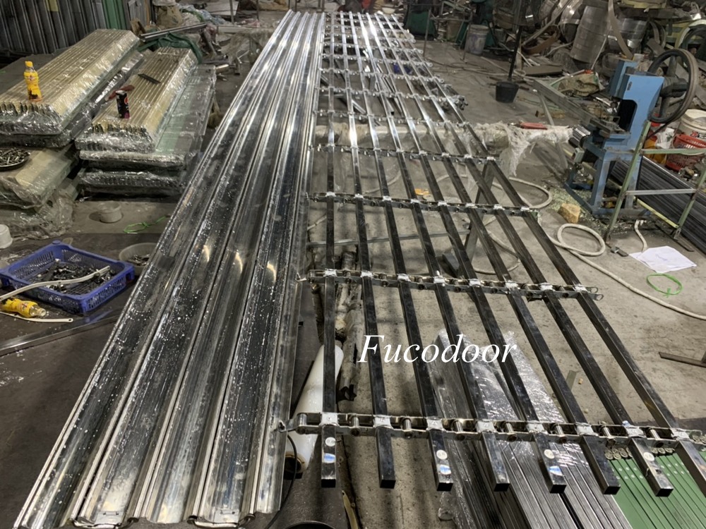 Báo giá cửa cuốn lưới song ngang Inox 304