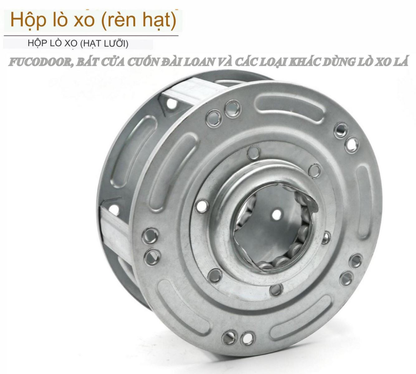 lò xo thép cửa cuốn lò xo lá Fuco, kéo tay