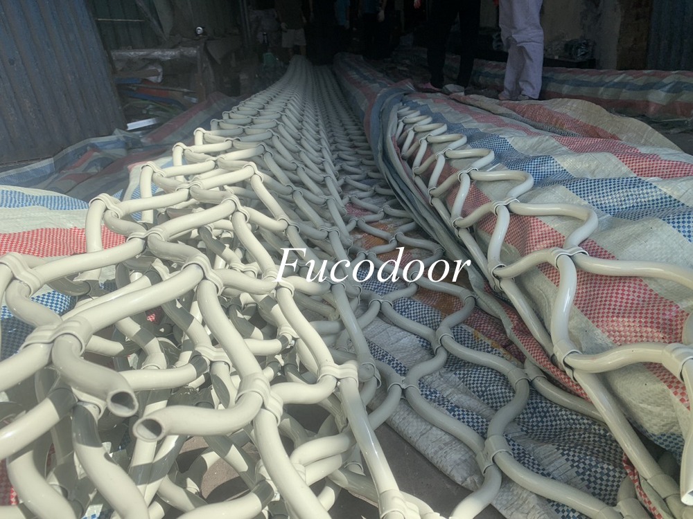 Cửa cuốn mắt võng sơn tĩnh điện Fucodoor, lớn nhất