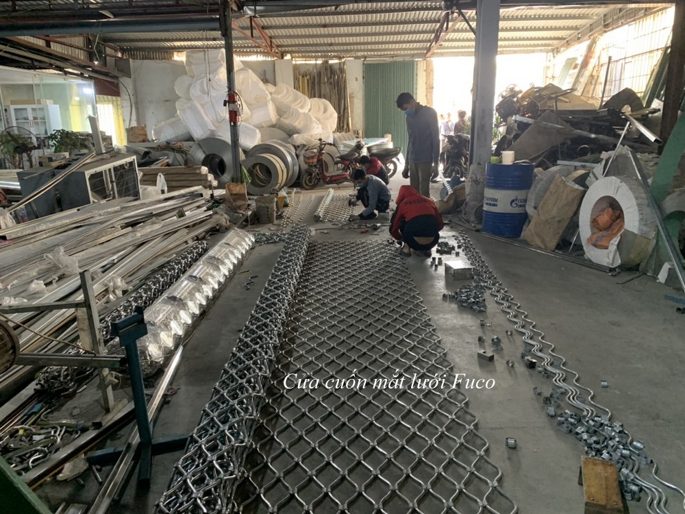 Báo giá cửa cuốn mắt lưới, báo giá cửa cuốn mắt võn