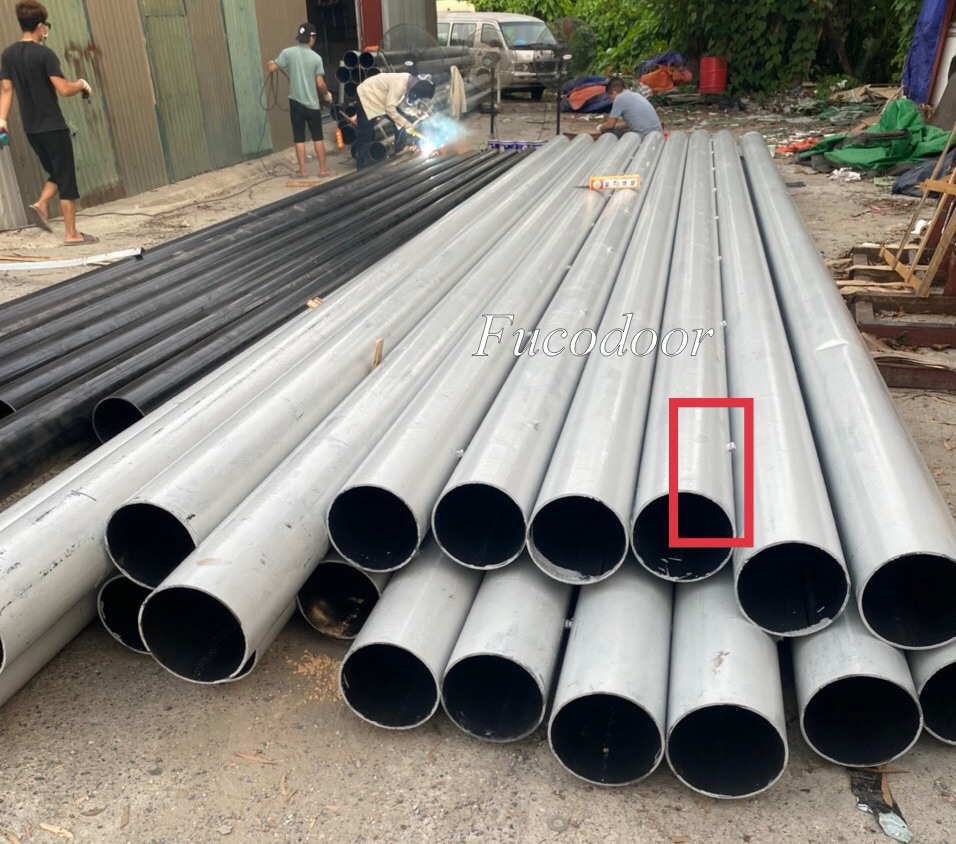 Cửa cuốn mắt võng INOX 304 ống phi 12.7