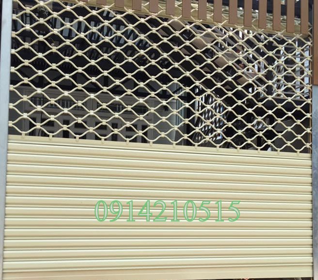 Cửa cuốn Lưới Sơn Tĩnh Điện, cửa cuốn mắt võng