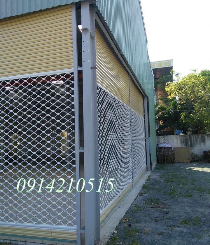 Cửa cuốn Lưới Sơn Tĩnh Điện, cửa cuốn mắt võng