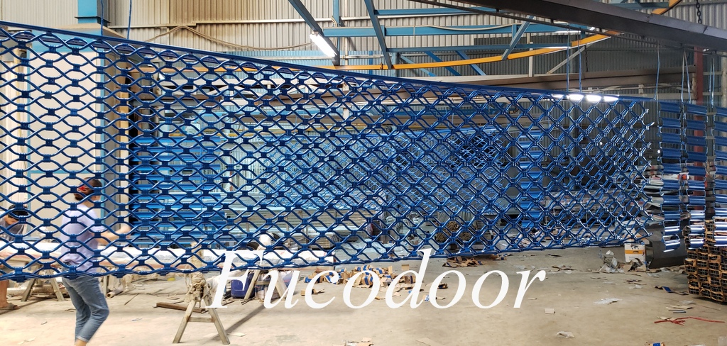Cửa cuốn lưới mắt võng sơn tĩnh điện