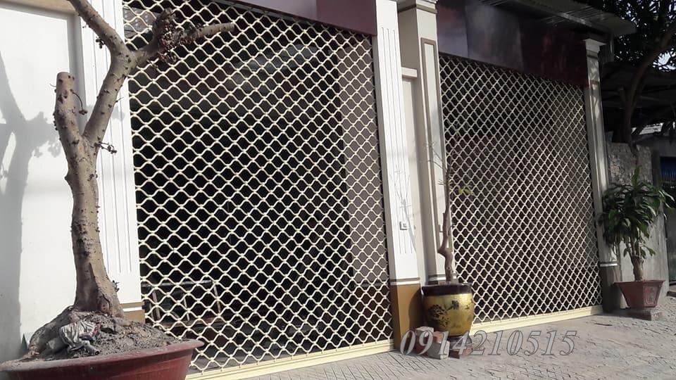 Báo giá cửa cuốn lưới mắt võng sơn tĩnh điện